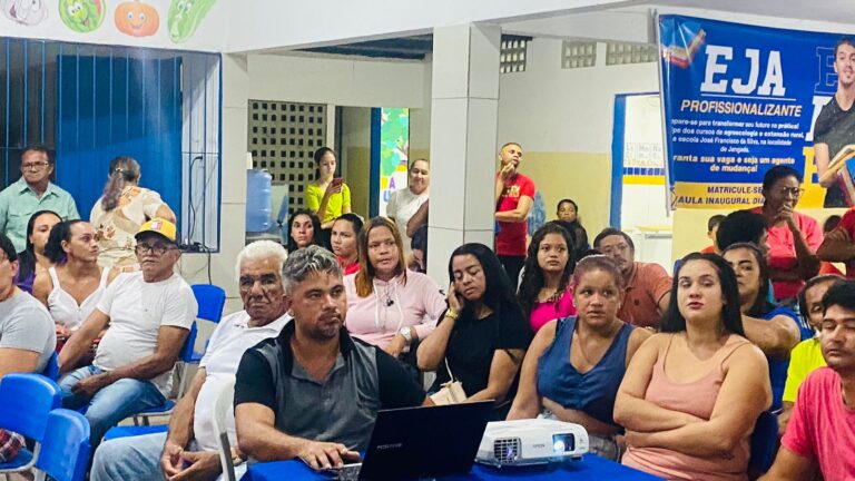 Aula inaugural – EJA Profissionalizante do Campo – Agroecologia e Extensão Rural – Sítio Jangada, Pedras de Fogo-PB